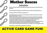 Two Fun Mother Sauces Card Games; FACS Culinary Arts Class