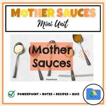 Preview of Mother Sauces: Mini Unit