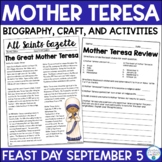 Mother Teresa Biography & Activities (St. Teresa of Calcutta)