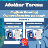 Mother Teresa - English Biography Activity Bundle - Women'