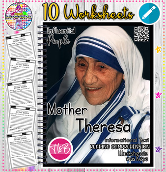 Preview of Mother Theresa  | Worksheets | Social Studies | History | Reading