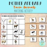 Mother and Baby Farm Animals Matching Activity