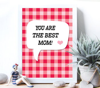 Preview of Mother day, PRINTABLE  for mom, mon printable poster