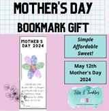Mother's Day 2024 Bookmark
