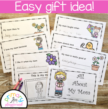 I Love My Mom Because Printable- A Thoughtful Gift For Mom