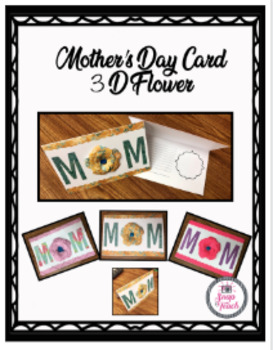 Preview of Mother's Day 3D Flower Card