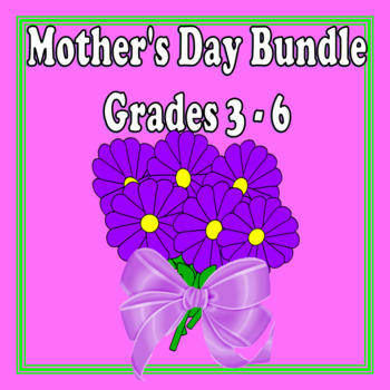 Preview of Mother's Day Activities Bundle - All Digital- Distance Learning - NO PREP