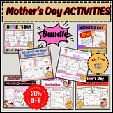 Mother’s Day Activities Bundle ,Worksheets All about  my m