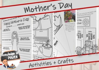 Preview of Mother's Day | Activities + Crafts