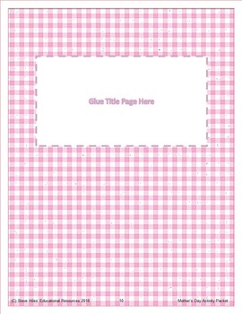 Mother's Day Activities Packet by Steve Hiles | TPT