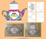 Mother's Day Activities Tea Craft Writing Template Prompt 