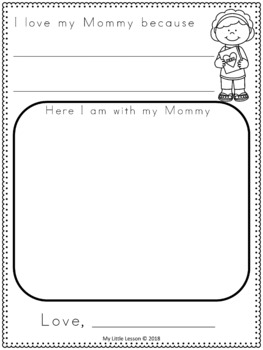 Mother's Day Activities: Worksheets by My Little Lesson | TpT