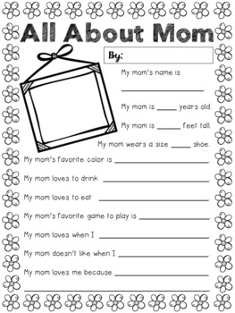 Mother's day activity  Mother's day activities, Simple past tense