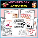 Mother's Day Activities: for Kids ( (Counting, Writing, Cu