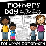 Mother's Day Activities for Upper Elementary Math, Reading