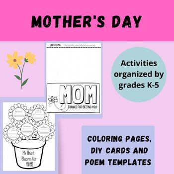 Mother's Day Activity Book by Words With Rachel | TPT