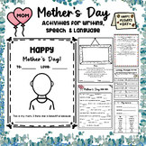 Mother's Day Activity Bundle: Writing, Speech & Language