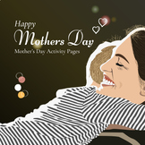 Mother’s Day Activity Pages, Dot to Dot, Dot Marker, Sciss