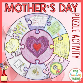 Preview of Mother's Day Activity Puzzle Poster | Mother's Day Craft