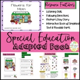Mother's Day Adapted Book Vocabulary Cards and Game