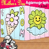 Mother's Day Agamograph Art- coloring pages by code- craft