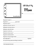 Mother's Day - All About My _________ Questionnaire