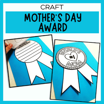 Mother's Day Award Craft Activity by Little Learner Hub | TPT
