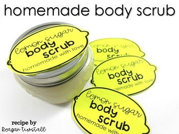 Preview of Mother's Day Body Scrub (Free)