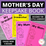 Mothers Day Gift Craft Activities Book - All About Mom Que