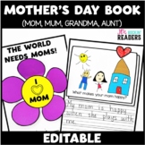 Mother's Day Book | Mother's Day Craft | Portrait