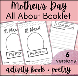 Mother's Day Booklet- Customizable Activity- All About Mom