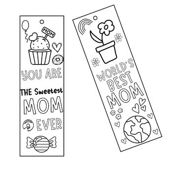 Mother's Day Bookmark Craft by Teacher's guide | TPT