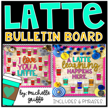 Preview of Mother's Day Bulletin Board Craft Latte Bulletin Board