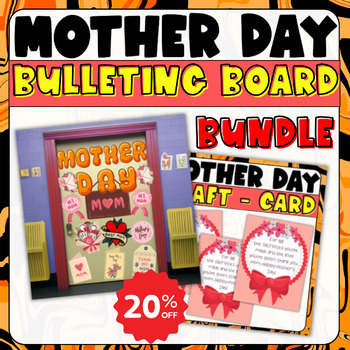 Preview of Mother's Day Bulletin Board, Door Decorations - Mother’s Day Card, Gifts, Bundle