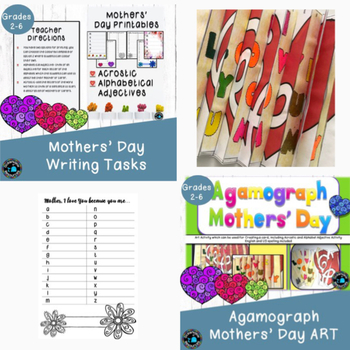 Preview of Mother’s Day Bundle SUB PACK ideas for emergency lessons 
