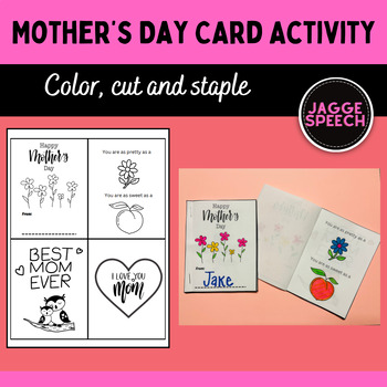Preview of Mother's Day Card Activity