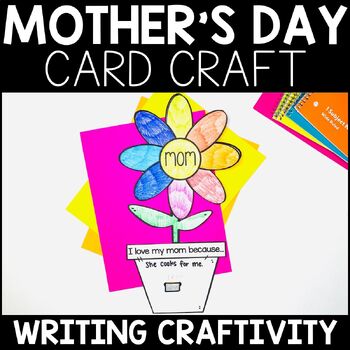 Preview of Mother's Day Card | Mother's Day Writing Activity | Mother's Day Craft