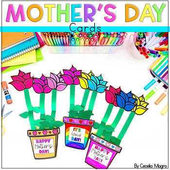 Mother's Day Card Craft Mother's Day Activities May Craft | TPT