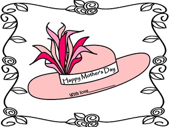 Mother's Day Card - Craft or Simple Card With Derby Hats (on the last  minute)