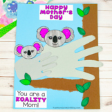 Mother's Day Card Koala Handprint Craft