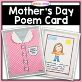 Mother's Day Card | Mother's Day Writing | Shirt Poem Book