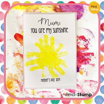 Mother's Day Gifts : You Are My Sunshine Booklet & Picture Frame