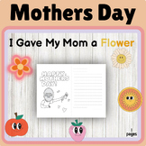 Mother's Day I Gave My Mom a Card Printable Activity Glue 