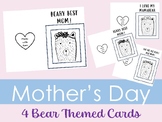 Mother’s Day Card Templates | Mama Bear Theme | Card Printable