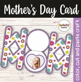Mother's Day Card / WOW MOM Card / Mother's Day Craft