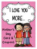 Mother's Day Card and Coupons Writing