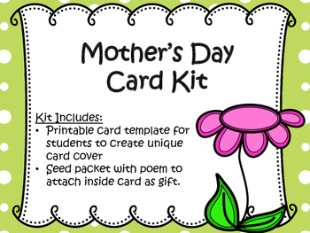Preview of Mother's Day Card and Gift Kit
