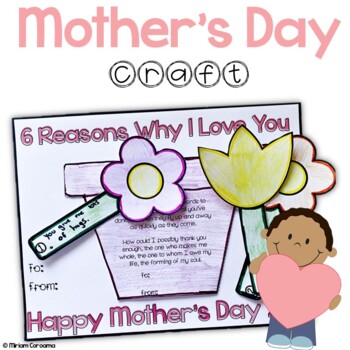 Mother's Day Card with Flowers by Miriam Coroama | TPT