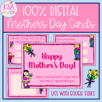 Mother's Day Cards | Digital - Google Slides™ | Distance Learning