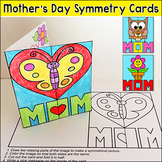 Mother's Day Cards Math Craft - Lines of Symmetry Activity